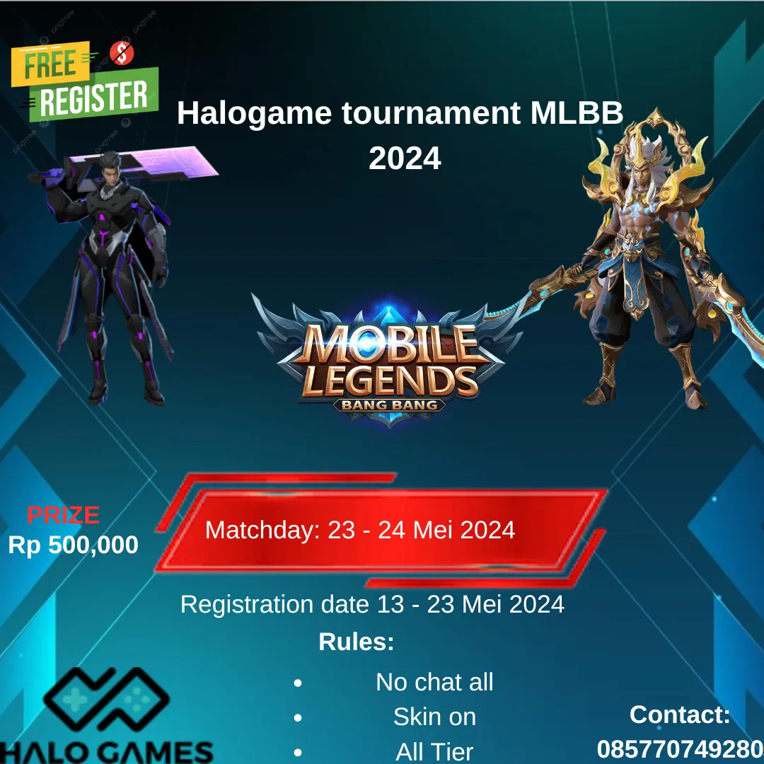 HALOGAME TOURNAMENT MLBB MAY 2024