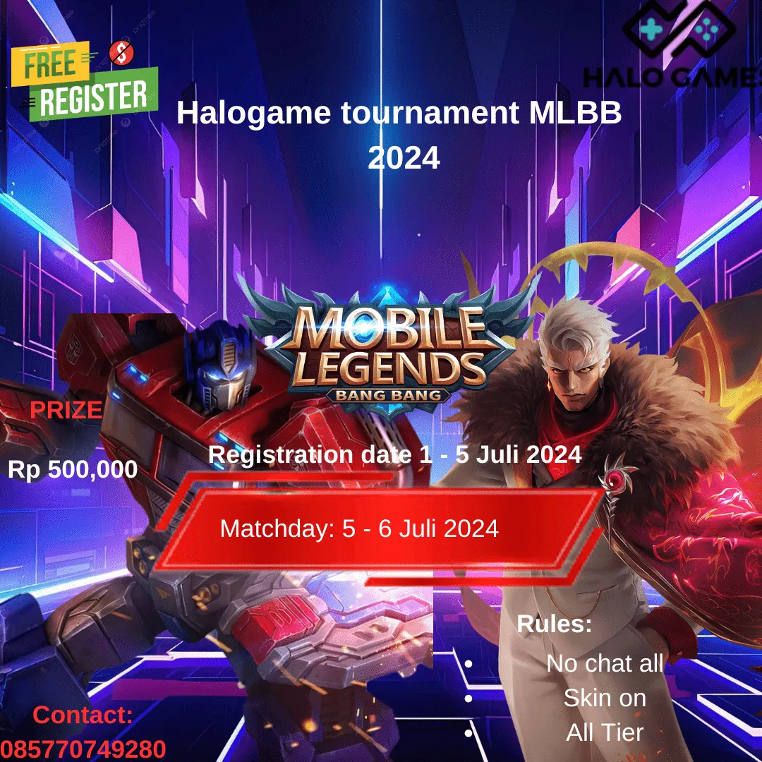 HALOGAME TOURNAMENT MLBB JULY 2024
