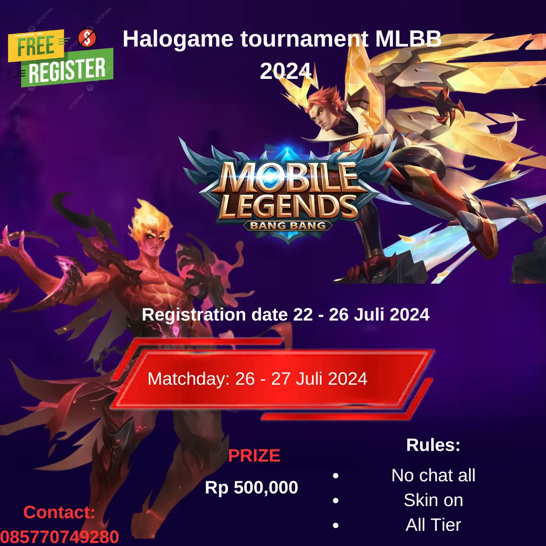 HALOGAME TOURNAMENT MLBB JULY 2024