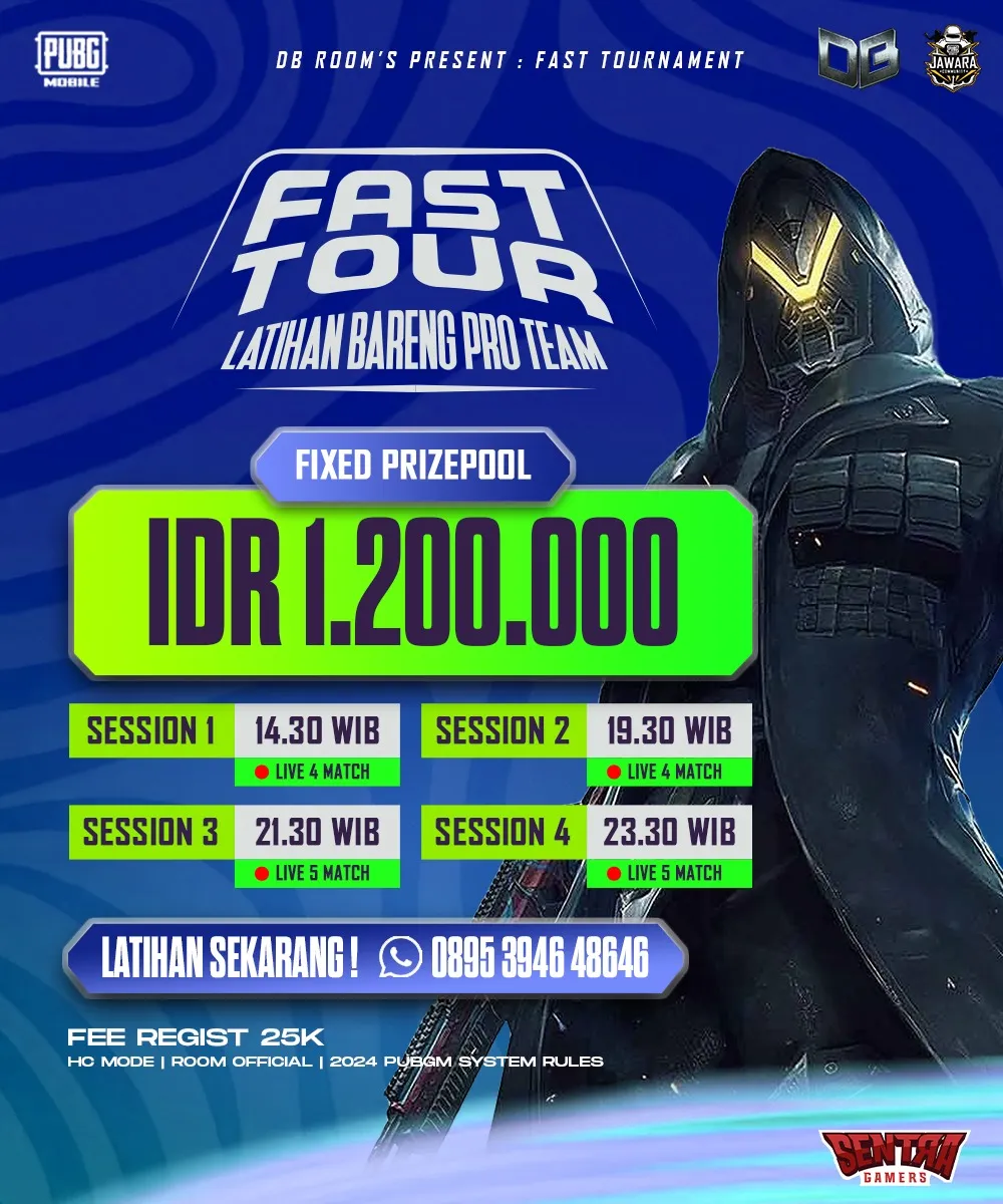 DB ROOM PUBG MOBILE FAST TOURNAMENT