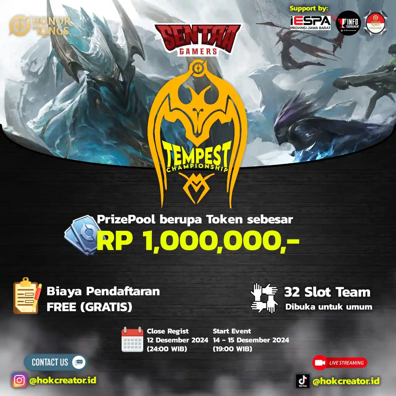 TEMPEST CHAMPIONSHIP BY SENTRA GAMERS