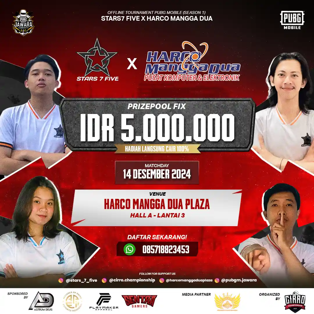 STARS 7 FIVE X HARCO MANGGA DUA