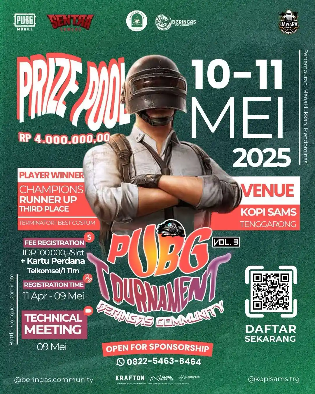 PUBG MOBILE TOURNAMENT VOL. 3 BERINGAS COMMUNITY