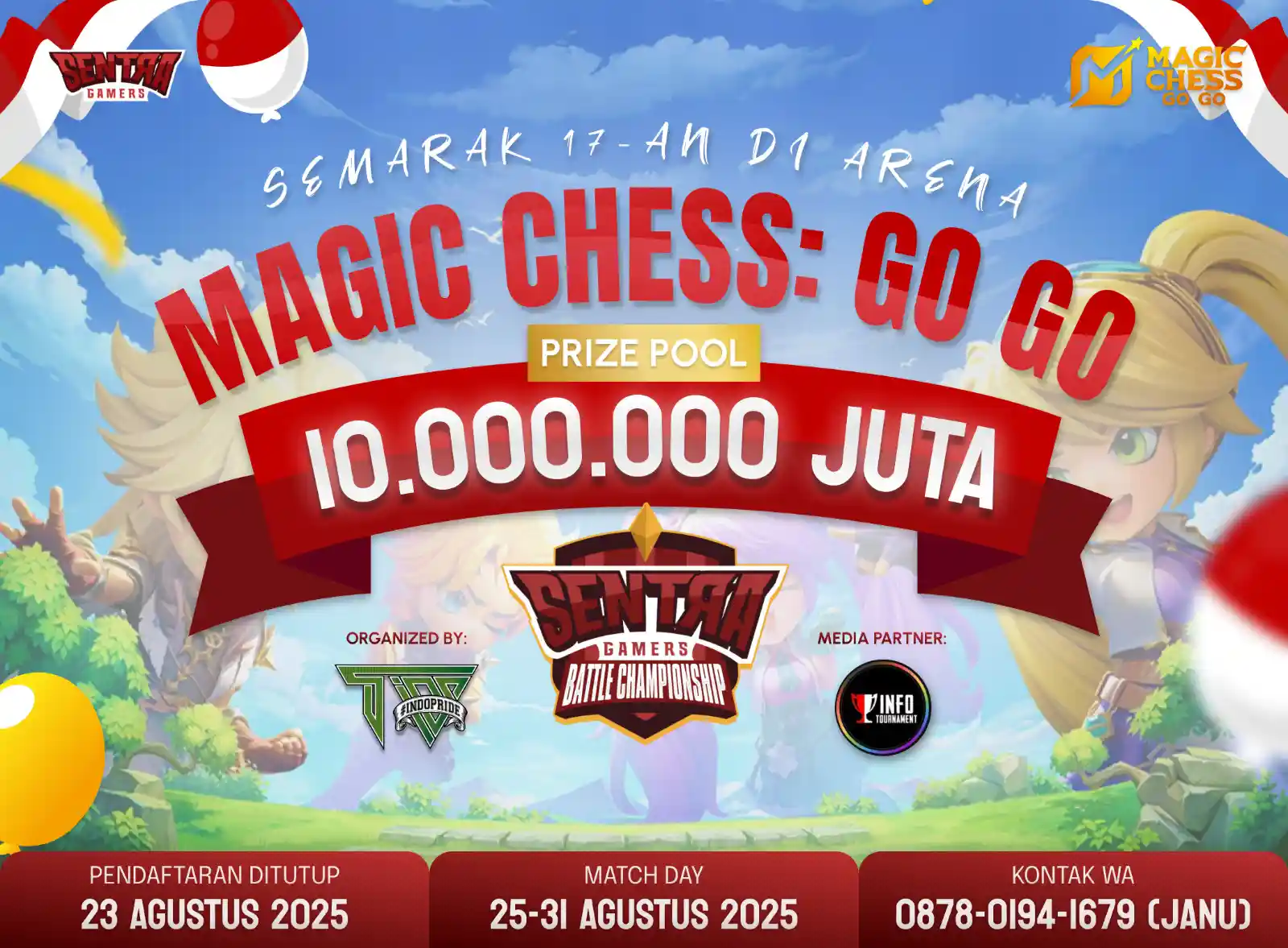 Magic Chess GOGO Sentra Membership Tournament Agustus 2025
